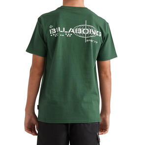 BILLABONG BOYS SPEC 73 SS SCREEN TEE DARK FOREST