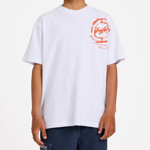 BILLABONG BOYS SPEC BLAST SS SCREEN TEE WHITE