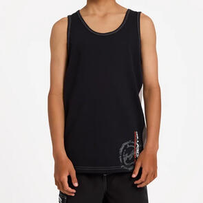 BILLABONG BOYS SPEC BLAST TANK SCREEN OFF BLACK