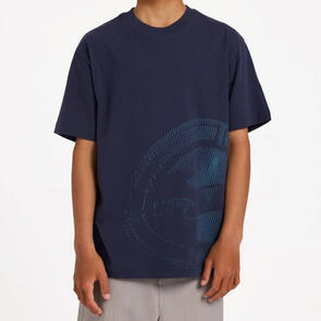 BILLABONG BOYS SPEC INVERT SS SCREEN TEE DUSTY INDIGO