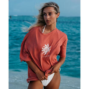 BILLABONG BRIGHT SUN TEE KISS THE EARTH