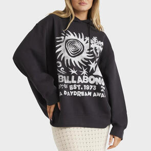 BILLABONG DAZED TOUR HOODIE WASHED BLACK