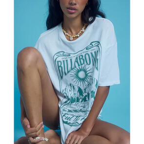 BILLABONG DESERT WANDERING SS TEE SALT CRYSTAL