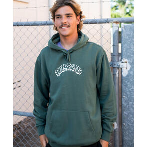 BILLABONG FILTHY ARCH POP HOOD SEAWEED