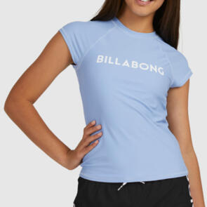BILLABONG GIRLS DANCER SS SUNSHIRT BAYOU BLUE