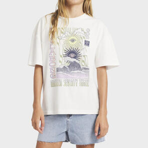BILLABONG GIRLS SWELL TRIP JNR TEE SALT CRYSTAL