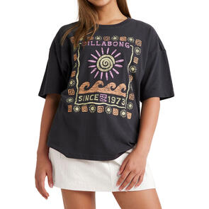 BILLABONG GIRLS WAVES AND SUN OFF BLACK