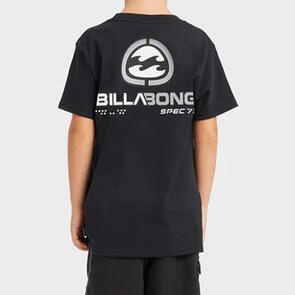 BILLABONG GROMS SPEC BIOWAVE SS OG SCREEN TEE BLACK