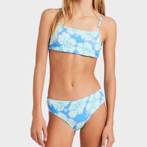 BILLABONG HAPPY HIBISCUS TANK SET TIDAL BLUE