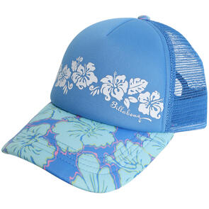 BILLABONG HAPPY HIBISCUS TRUCKER TIDAL BLUE