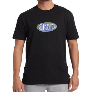 BILLABONG NUCLEAR SS SCREEN TEE BLACK