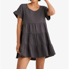 BILLABONG PIXIE DRESS WASHED BLACK