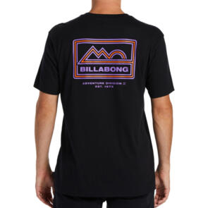 BILLABONG RANGE SS SCREEN TEE BLACK