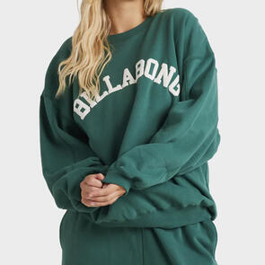 BILLABONG REVIVAL KENDALL CREW GREEN