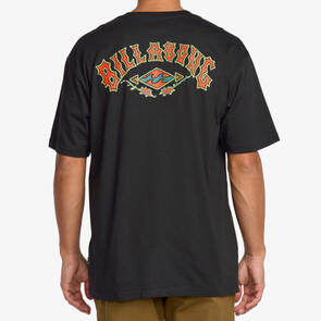 BILLABONG ROSE ARCH REGULAR SS SCREEN TEE WASHED BLACK