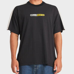 BILLABONG SPEC ICONIC SS KNIT TOP WASHED BLACK