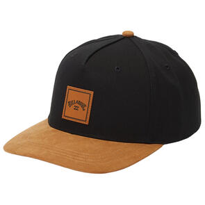 BILLABONG STACKED SNAPBACK CAP BLACK/TAN