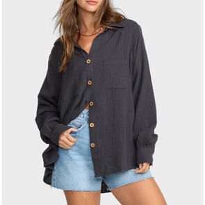 BILLABONG SWELL BLOUSE BLACK SANDS