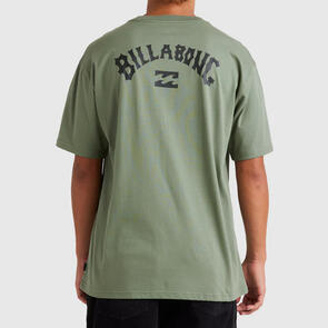 BILLABONG TEAM ARCH SS SCREEN TEE FERN