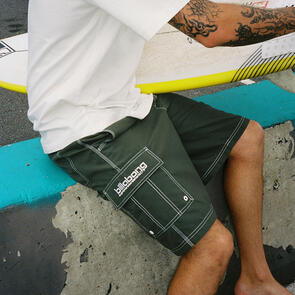 BILLABONG THROW ON BOARDSHORT DARK MILITARY