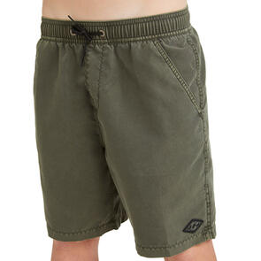 BILLABONG YOUTH ALL DAY OVD LAYBACK BOARDSHORT DARK MILITARY