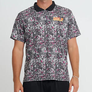 BIRDS OF CONDOR MOTLEY POLO MOTLEY BLACK
