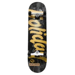 HOLIDAY HOLIDAY TIE DYE - BLACK WITH GOLD FOIL 7.25