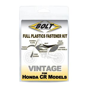 BOLT BODY WORK FASTENER KIT HON CR125 92-96 CR250 92-96