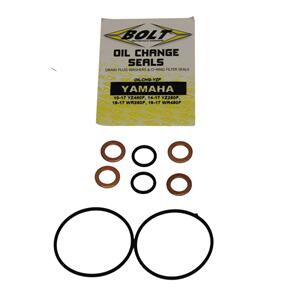 BOLT OIL CHANGE KIT YAM YZF/WRF - O-RINGS/CRUSH WASHERS