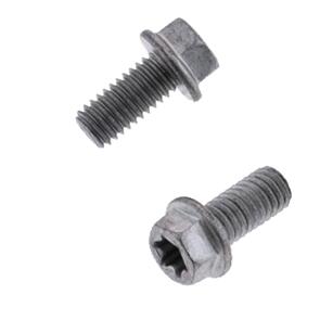 BOLT EURO TORX 6X12MM FLANGE BOLT (PKT OF 10)