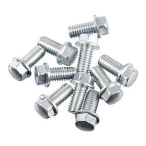 WHITES BOLT 8MM M6X12MM HEX FLANGE BOLT (PKT OF 10)