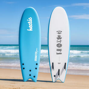 HECTIC BOARD CO 2025 GROMSTER PRO 5'10 SOFTBOARD ICE INCL LEASH & FINS