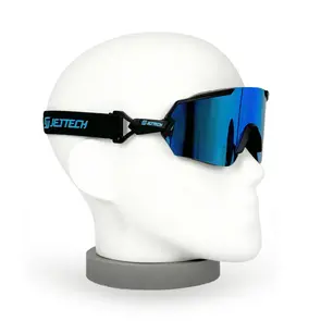 JET TECH HYBRID SUNGLASSES — BLUE