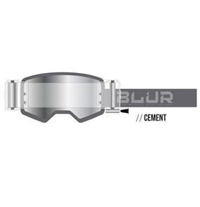 BLUR B-60 ROLL OFF GOGGLE CEMENT MATT GRY (TAC ANTI-FOG LENS)