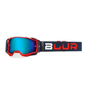 BLUR B-40 GOGGLE BLUE/RED (RED LENS)