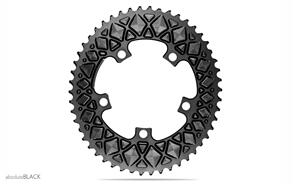 ABSOLUTE BLACK OVAL PREMIUM ROAD 110BCD 5 HOLE CHAINRING BLACK