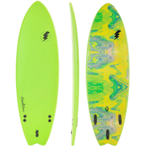 BOM BORA SOFTBOARD - LIME SWIRL 6'0