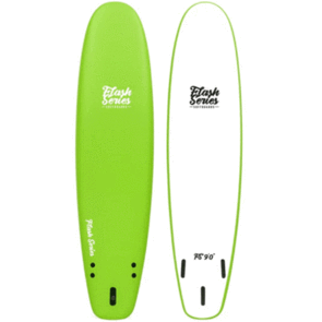BOM BORA FLASH SERIES SOFTBOARD - LIME WHITE 9'0