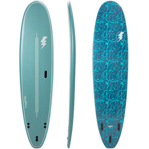 BOM BORA SOFTBOARD - BLUE LEAVES 7'0