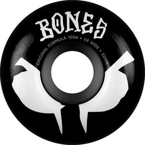 BONES WHEELS BONES ORIGINAL FORMULA BLACK - V4 WIDES 100A 52MM