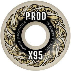BONES WHEELS X-FORMULA - P-ROD PRO V5 SIDECUT 95A 54MM