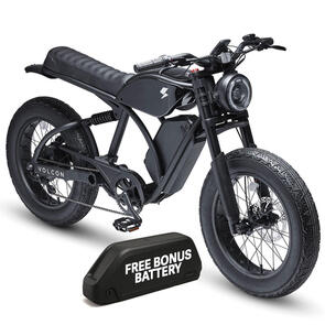 VOLCON BRAT ELECTRIC 750W BIKE BLACK