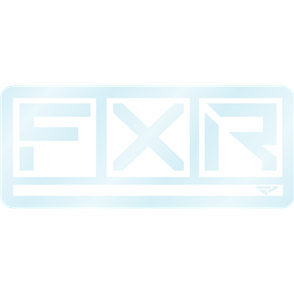 FXR BOX STICKER 3" - WHITE
