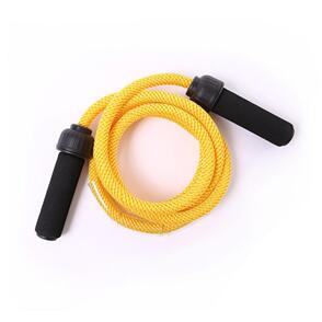 66FIT WEIGHTED JUMP/SKIPPING ROPE - ADJ LENGTH - INTERMEDIATE - YELLOW