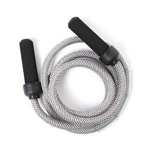 66FIT WEIGHTED JUMP/SKIPPING ROPE - ADJ LENGTH - ADVANCED -GREY
