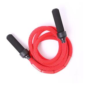 66FIT WEIGHTED JUMP/SKIPPING ROPE - ADJ LENGTH - PROFESSIONAL - RED
