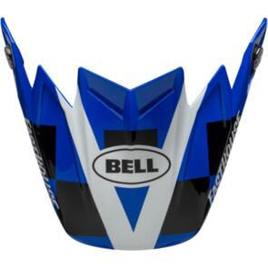 BELL HELMETS MOTO-9 FLEX VISOR FASTHOUSE DAY IN THE DIRT 20 BLUE/WHITE