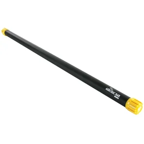 66FIT AEROBIC WEIGHTED BAR - 120CM L X 38MM 5KG YELLOW