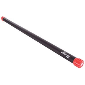 66FIT AEROBIC WEIGHTED BAR - 120CM L X 38MM 6KG RED