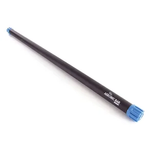 66FIT AEROBIC WEIGHTED BAR - 120CM L X 38MM 7KG BLUE